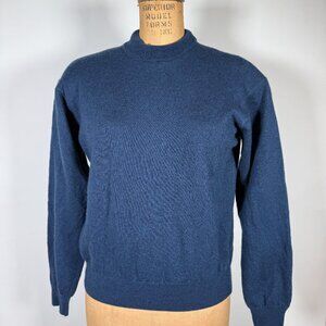 Vintage Valentino Merino Wool Navy Sweater